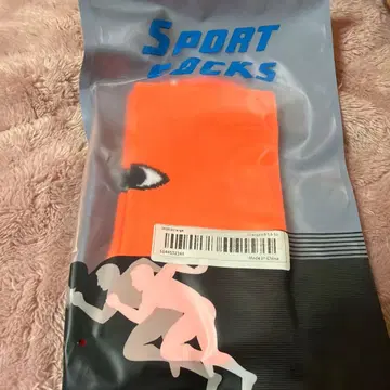 스포츠 삭스 오렌지 6켤레 세트