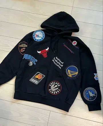 [ 미사용 ] NBA 팀 와펜 후드티 맨투맨 FREAK'S STORE