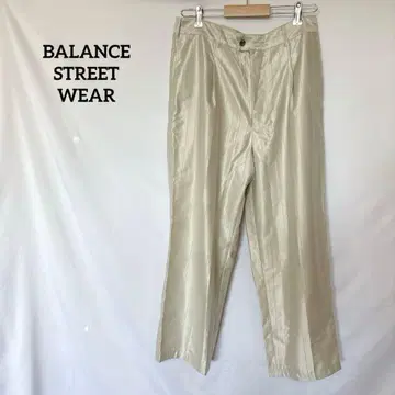 BALANCE STREET WEAR 슬랙스 샴페인 베이지 M
