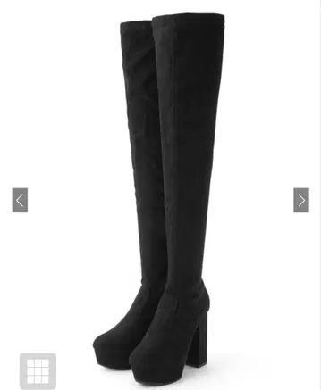 GRL 그레일 플랫폼 스웨이드 니하이 부츠[ci247]