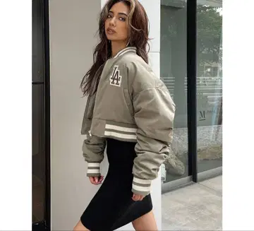 GYDA [ MLB ] 리브 라인 숏 MA-1 다저스