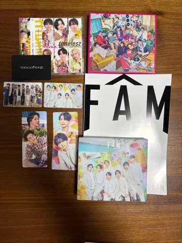 FAM 앨범 timelesz 포토 카드 포함