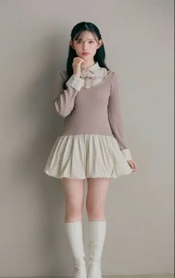 릴리 에뮬리 Rilly emulie 미니 원피스