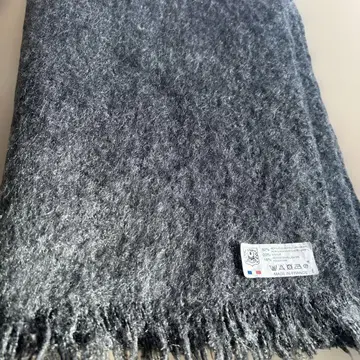 프랑스제 그레이 머플러 스톨 담요