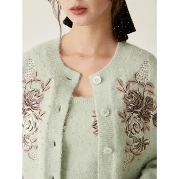 LILY BROWN KEITA MARUYAMA 콜라보 니트 가디건