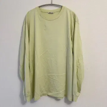오라리 긴팔 T셔츠 L/S tee 그린 사이즈 3