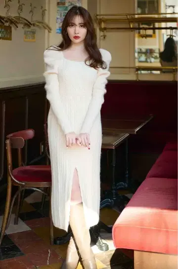 herlipto Bambina Cable Knit Dress