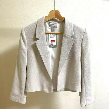 미사용 새상품 H&M 크롭 트위드 자켓