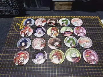 마크로스 만국박람회 캔뱃지 풀컴프세트 노멀 금박 레어