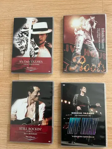 야자와 에이요시 라이브 DVD 4장 세트 중고품