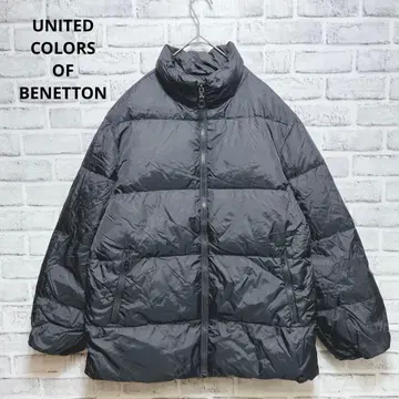 [ 유나이티드 컬러 오브 베네통 ] 점퍼 블루종 남성용 블랙 M