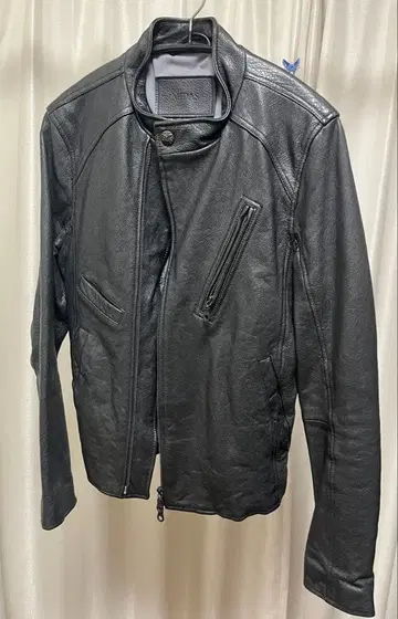 [ MIDAS ] 블랙 가죽 자켓 M