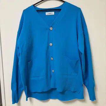 Elura 파랑 가디건 버튼 포함