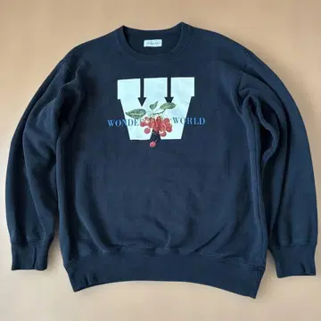 WONDERFUL WORLD 블랙 트레이닝복 체리 패턴 90s 레어