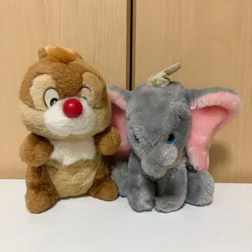 디즈니 봉제 인형 세트 레트로 쇼와 빈티지 레어