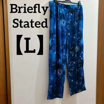Briefly Stated [ L ] 별자리 프린트 캐주얼 팬츠 루즈핏