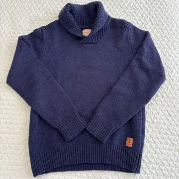 Scotch & Soda 네이비 터틀넥 스웨터