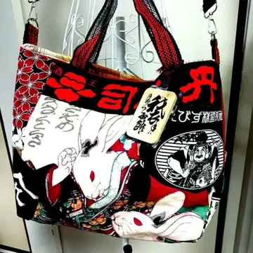 우키요에 우타가와 요시후지 기요모토 오카루 칸페이 토트 숄더 bag