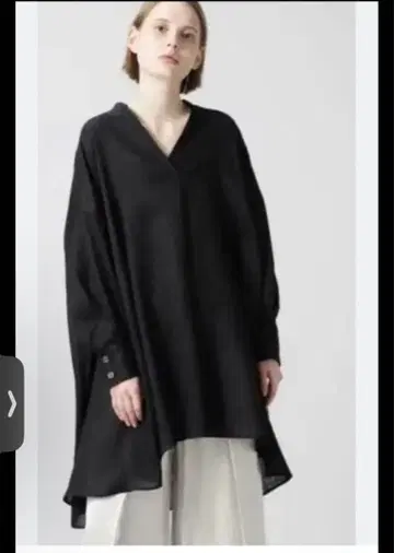 어도어 시어 린넨 빅 블라우스 38