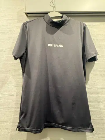 BRIEFING 브리핑 그레이 하이넥 셔츠
