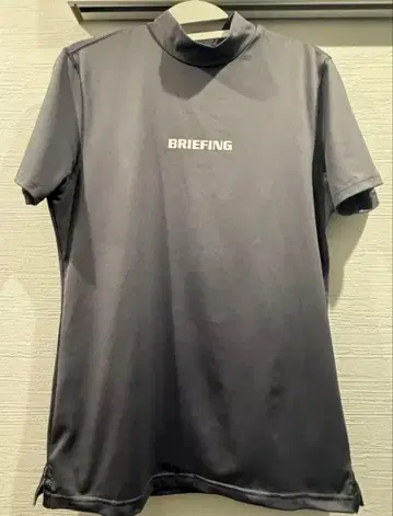 BRIEFING 브리핑 그레이 하이넥 셔츠