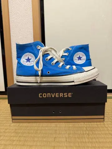 CONVERSE ALL STAR 파랑 하이컷 스니커즈