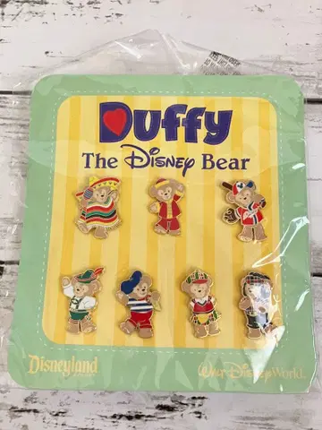 더피 핀 배지 세트 해외 디즈니 캘리포니아 애너하임