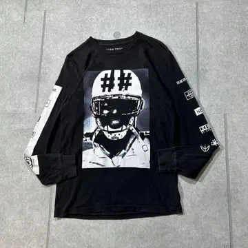 HOOD BY AIR BEEN TRILL 콜라보 롱 T 블랙 남성용 L