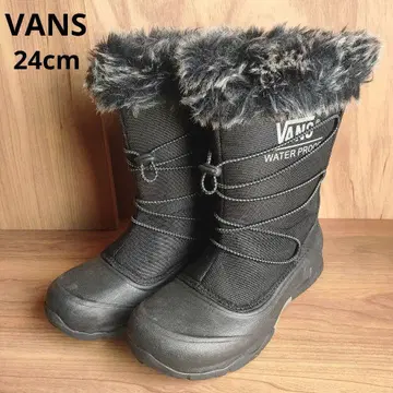 [ 고품질 ] 반스 스노우 부츠 퍼 24.0cm 블랙