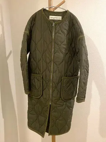 THE SHINZONE 퀼팅 코트 카키