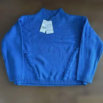 [택 포함 새상품] 예카베카 레이스업 디자인 니트 프리 사이즈