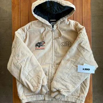 OBEY 오베이 코듀로이 후드 자켓