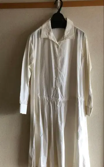 [ Deuxieme classe ] 아이보리 셔츠 원피스 긴팔