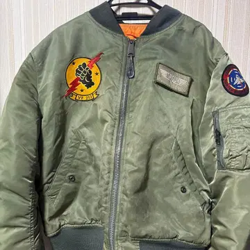 MA-1 플라이트 자켓 올리브 그린