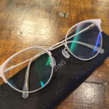 JINS 실버 라운드 안경