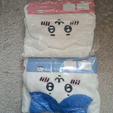 치이카와 (먼작귀) 하치와레 후드 담요 담요