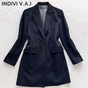 INDIVI V.A.I 인디비 체스터 코트 롱 코트 캐시미어