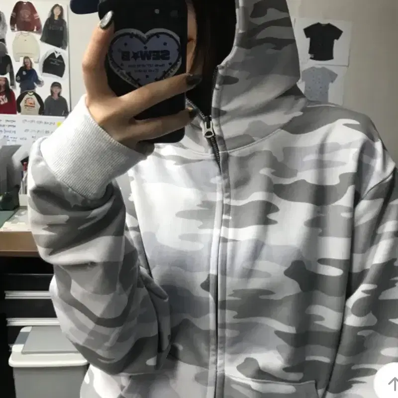 카모 후드집업