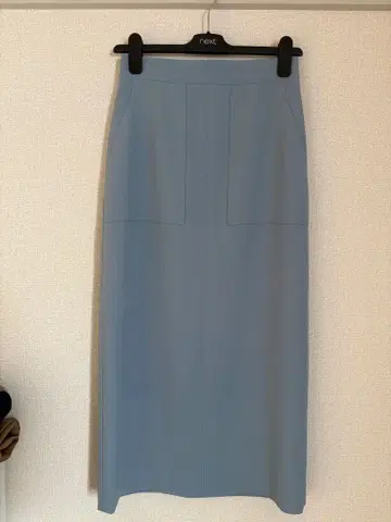 Oggi 콜라보 롱 타이트 스커트 블루