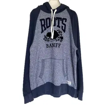 Roots Canada BANFF 루츠 캐나다 후드 후드티 네이비