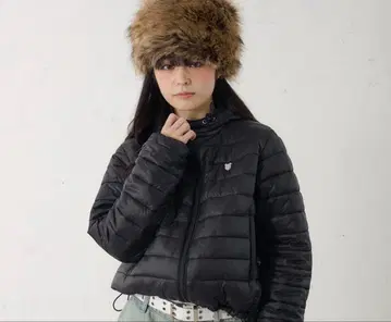 FCMM 블랙 다운 자켓