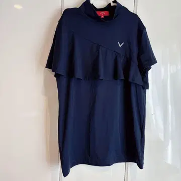 [Callaway] 여성용 M 네이비 프릴 셔츠