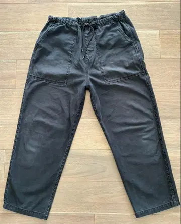 [중고] GUNG HO 건호 워크 팬츠 베이커 팬츠 블랙 M