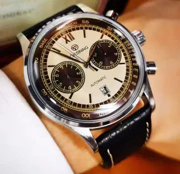 FOR SINING 자동 와인딩 손목시계 크로노그래프