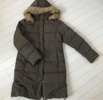 GU 롱 다운 코트 S