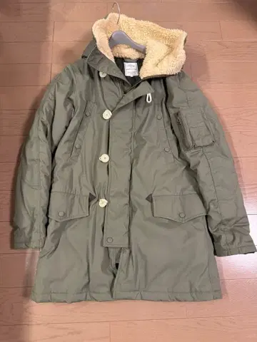 B:MING by BEAMS 충전솜 블루종 후드 부착 자켓