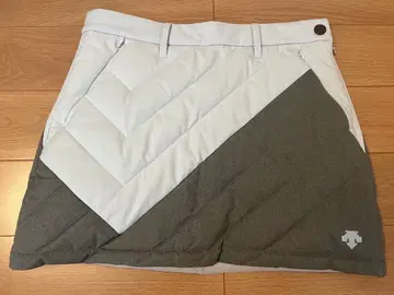 믹스 스트레치 하이 브리드 그린 다운 스커트