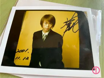 히카와 키요시 친필 사인 폴라로이드 사진 1