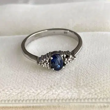 PJ 925 실버 블루스톤 반지