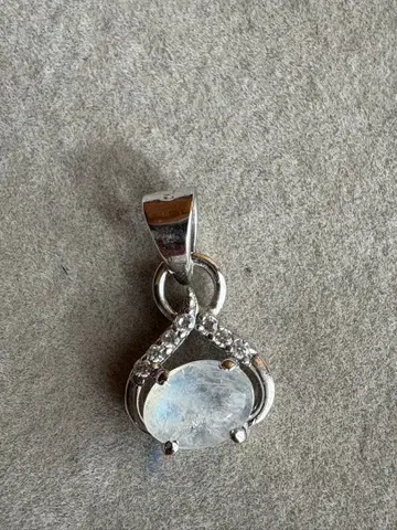 실버 925 문스톤 펜던트 탑